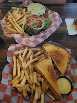 Hot Hammond Cheese and Elk Burger